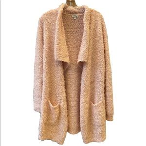PJ Salvage cardigan sweater pink size small